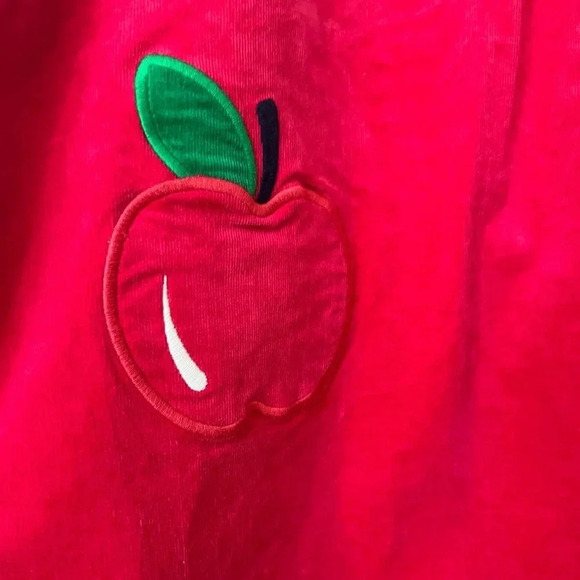 Gymboree Corduroy Apple Dress with Matching Shirt | Size 10 - Picture 3 of 13